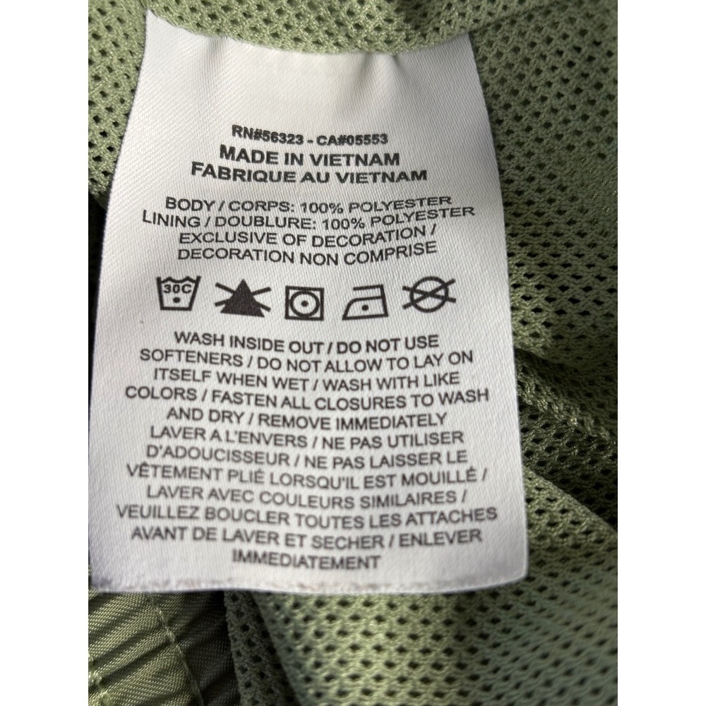 Nike Men Olive Green Athletic Shorts Drawstring Waist XL - Picture 6 of 8